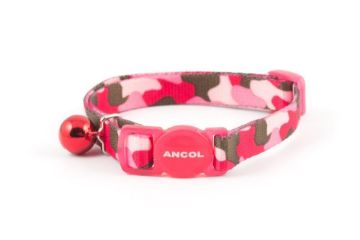Picture of Ancol Camouflage Cat Collar - Pink x 3