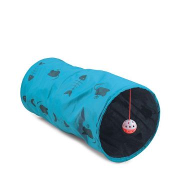 Picture of Ancol Cat Play Tunnel Small 50cm Grey x 1