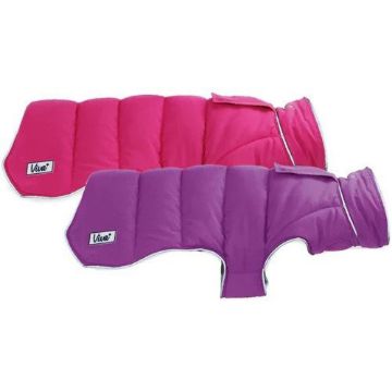 Picture of * Ancol Viva Reversible Dog Coat - Large 50cm Pink & Purple x 1