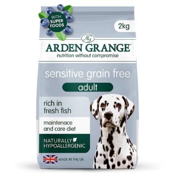 Picture of Arden Grange Adult Dog Sensitive Ocean White Fish & Potato 2kg