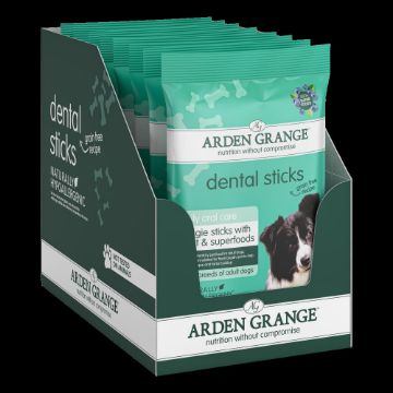 Picture of Arden Grange Dental Stick with Mint & Superfoods 7pk 180g x 8