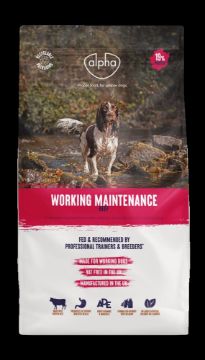 Picture of Alpha Adult Maintenance Working Dog Food - Beef 15kg