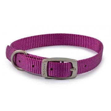 Picture of Ancol Viva Nylon Buckle Collar 35-43cm Size 4 Purple x 1