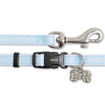 Picture of Ancol Small Bite Deluxe Collar & Lead Set - Blue x 1