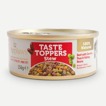 Picture of Applaws Taste Toppers Dog Cans Beef & Veg in Stew 156g x 12