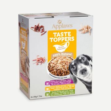Picture of Applaws Taste Toppers Dog Cans Gravy Selection 156g x 8