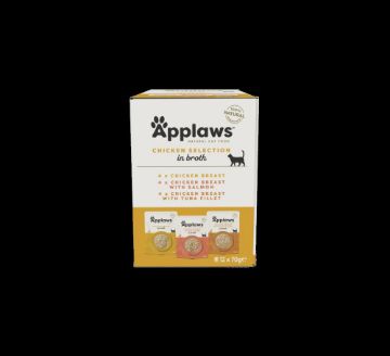 Picture of z [DISC] Applaws Cat Pouch Multipack - Chicken Selection 70g 12pk x 1