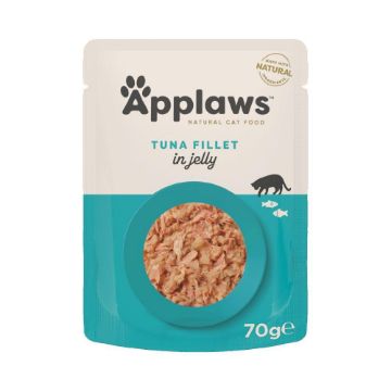 Picture of Applaws Cat Pouch Tuna Wholemeat in Jelly 70g x 16