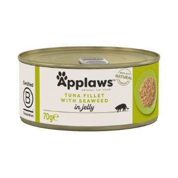 Picture of Applaws Cat Can - Tuna & Seaweed in Jelly 70g x 24
