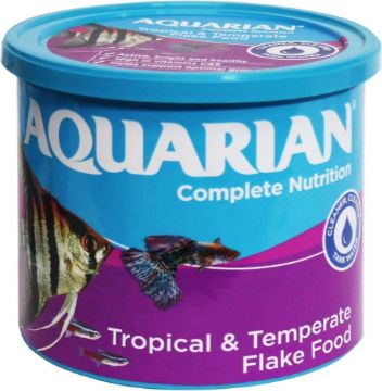 Picture of Aquarian Tropical & Temperate Flake Fish Food 200g x 1