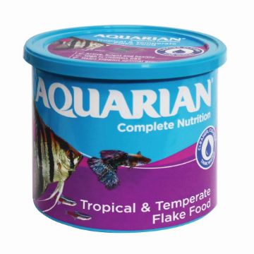 Picture of Aquarian Tropical & Temperate Flake Fish Food 25g x 12