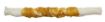 Picture of The Butcher Shop Co. 10" White Twisted Stick Wrapped with Chicken 1pk x 1