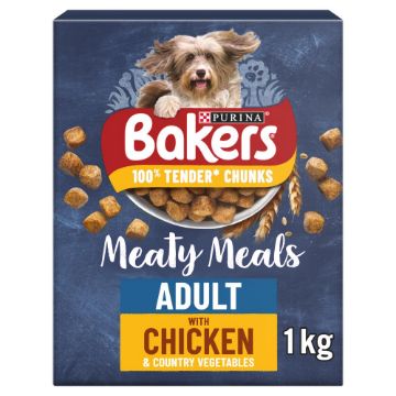 Picture of Bakers Complete Meaty Meals - Chicken 1kg x 4