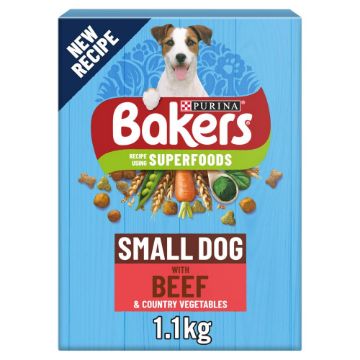 Picture of Bakers Small Dog - Beef & Veg 1.1kg