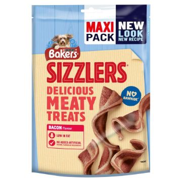 Picture of Bakers Treat MAXI Sizzlers Bacon 185g x 5