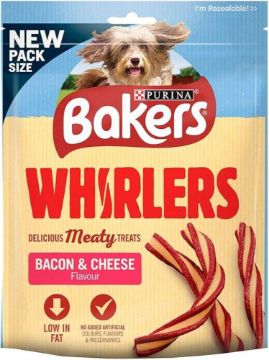 Picture of Bakers Treat Whirlers Bacon & Cheese 130g x 6