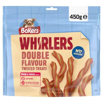 Picture of Bakers Treat MAXI Whirlers - Bacon & Cheese 270g x 5