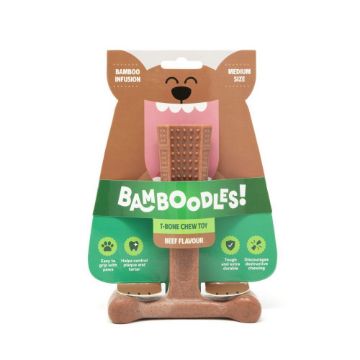 Picture of Bamboodles T-Bone Dog Chew Beef Medium 6" x 1