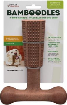Picture of Bamboodles T-Bone Dog Chew Chicken Large 7.25" x 1