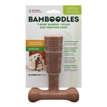 Picture of Bamboodles T-Bone Dog Chew Chicken Medium 6" x 1