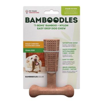 Picture of Bamboodles T-Bone Dog Chew Chicken Small 4" x 1