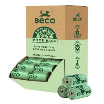 Picture of Beco Poop Bags Counter Display Unit 960 Bags (64 x 15 Bag Rolls) x 1