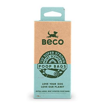 Picture of Beco Poop Bags Mint Scented 120 Bags (8 x 15 Bag Rolls) x 1
