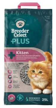 Picture of Breeder Celect PLUS Kitten Paper Cat Litter 25 Litre