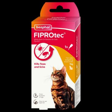 Picture of Beaphar FIPROtec Cat Flea Drops 1 Tube x 1
