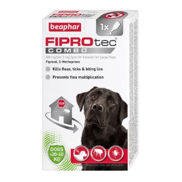Picture of Beaphar FIPROtec COMBO Large Dog Spot On 1 Tube x 1