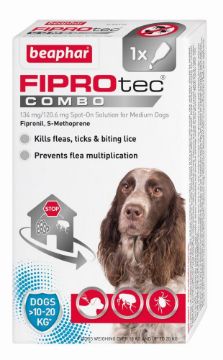 Picture of Beaphar FIPROtec COMBO Medium Dog Spot On 1 Tube x 1