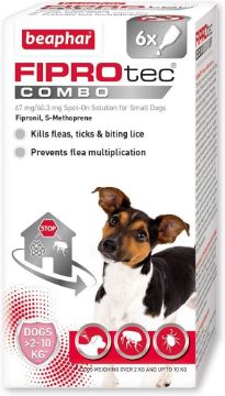 Picture of Beaphar FIPROtec COMBO Small Dog Spot On 6 Tube x 1