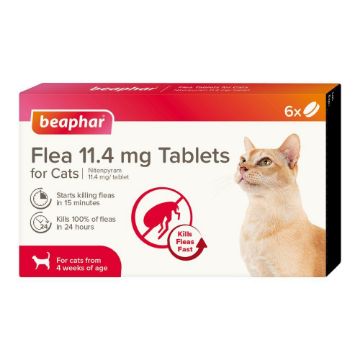 Picture of Beaphar Cat Flea Tablets 6 tab x 1