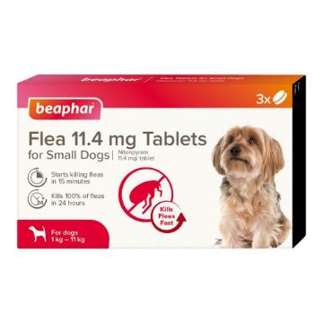 Picture of Beaphar Small Dog Flea Tablets 3 tab x 1