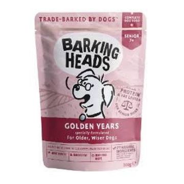 Picture of Barking Heads Dog Pouch - Golden Years 300g x 10