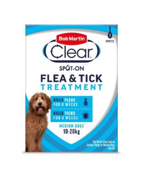 Picture of Bob Martin Flea-Clear Spot-On Medium Dog Flea Drops 1 Tube x 1