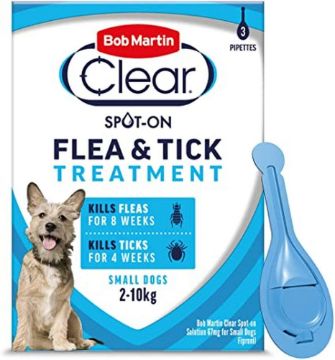 Picture of Bob Martin Flea-Clear Spot-On Small Dog Flea Drops 3 Tube x 1