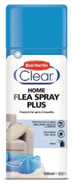 Picture of Bob Martin Clear Home Flea Spray Plus 500ml x 1