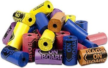 Picture of Bags on Board Fire Hydrant Bag Dispenser Refill with 4 x 15 Bags Rolls