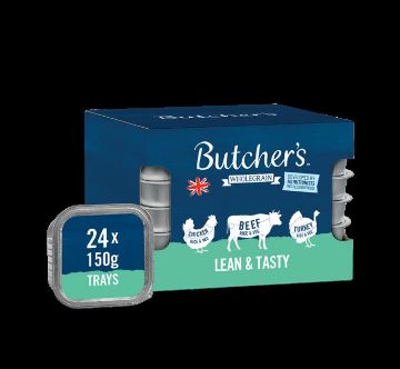 Picture of Butcher's Dog Foil Trays Lean & Tasty 150g x 24