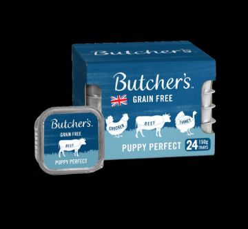 Picture of Butcher's Dog Foil Trays Puppy Perfect 150g x 24