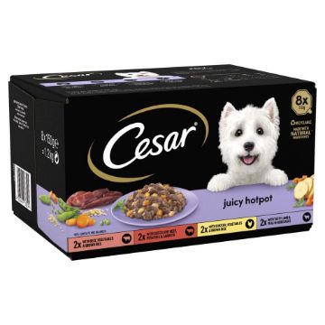 Picture of Cesar Foil Tray Juicy Hotpot Mixed Selection in Loaf 150g 8-pk x 3