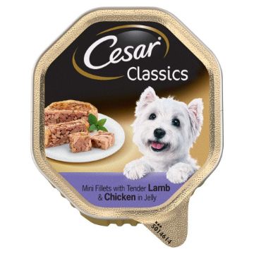 Picture of Cesar Foil Tray - Classics Lamb & Chicken in Jelly 150g x 14