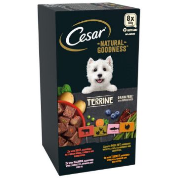 Picture of * Cesar Foil Tray Natural Goodness Mixed Selection in Loaf 100g 8pk x 3
