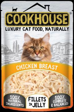 Picture of COOKHOUSE Cat Pouch Fillets Jelly Chicken Breast 70g x 18