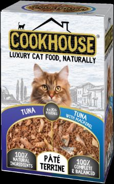Picture of COOKHOUSE Cat Pouch Multipack Terrines Fish 70g 6pk x 6