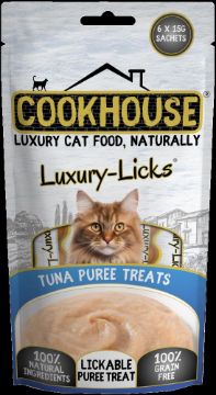 Picture of COOKHOUSE Cat Licks Puree Tuna 90g x 8