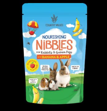 Picture of Country Values Nourishing Nibbles Banana & Apple Treats 60g x 8