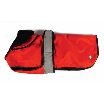 Picture of Danish Design 4-Seasons 2-in-1 Dog Coat 18" Orange Red x 1