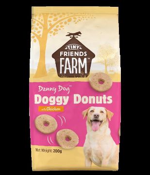 Picture of Tiny Friends Farm Danny Dog Doggy Donuts with Chicken 200g x 6